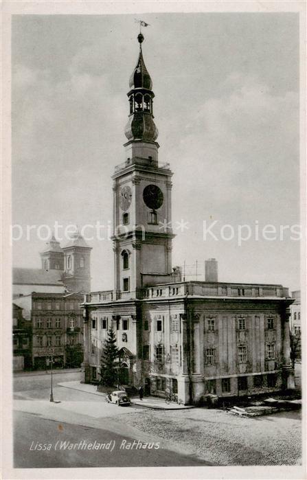 Lissa Posen Leszno Warthegau PL Rathaus