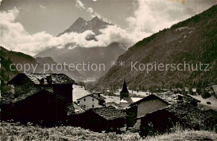 Evolene VS et les Dents de Veisivi Alpes Valoises