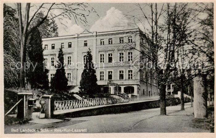 Bad Landeck Schlesien PL Reserve-Kurlazarett