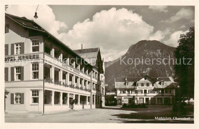 Oberstdorf Marktplatz Hotel zum Mohren