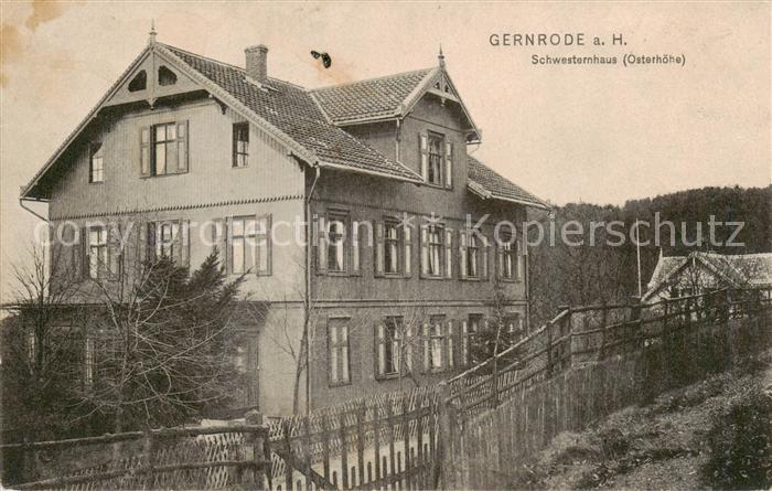 Gernrode Harz Schwesternhaus Osterhoehe