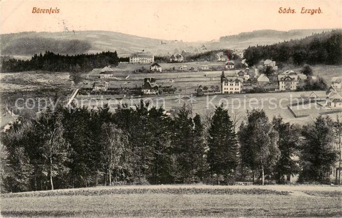 Baerenfels Erzgebirge Altenberg Panorama