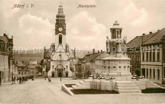 Adorf  Vogtland Marktplatz