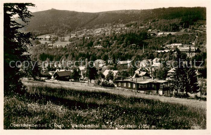Ober-Schreiberhau Szklarska Poreba Riesengebirge PL Weissbachthal mit dem Hochst