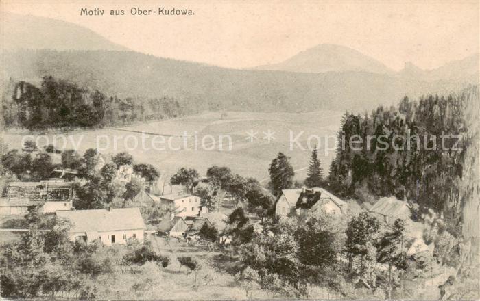 Ober-Kudowa-Zdroj Bad Kudowa Niederschlesien PL Panorama