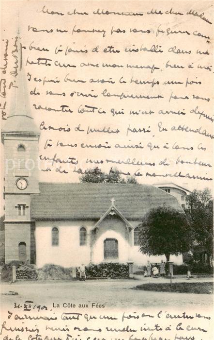 La Cote-aux-Fees Eglise Kirche