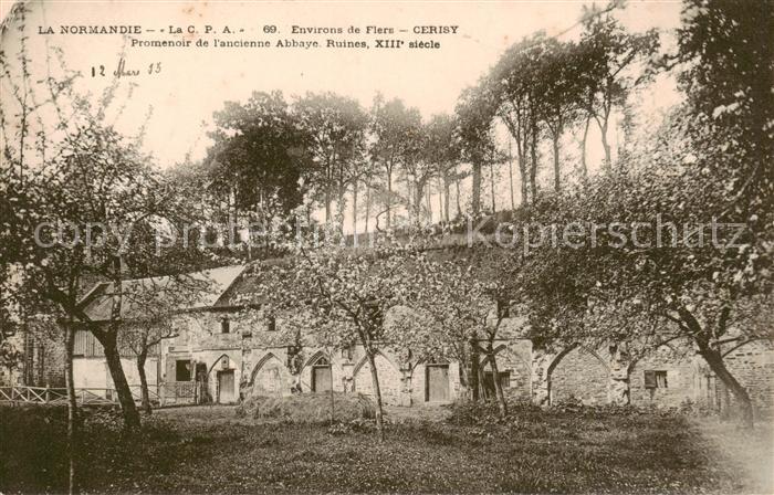Cerisy-Belle-Etoile 61 Orne Promenoir de l ancienne Abbaye Ruines XIIIe siècle F