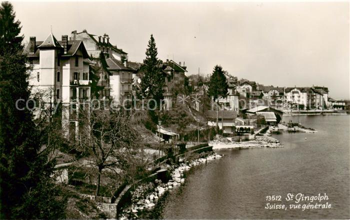 St Gingolph VS Haeuserpartie am Genfersee