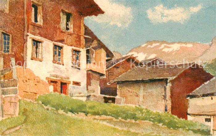 Loeche-les-Bains VS Motiv Kuenstlerkarte