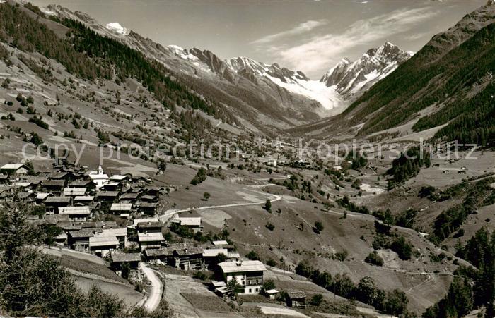 Ferden VS im Loetschental mit Loetschenluecke