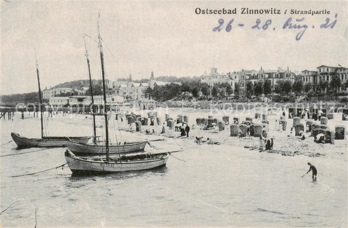 Zinnowitz Ostseebad Strandpartie