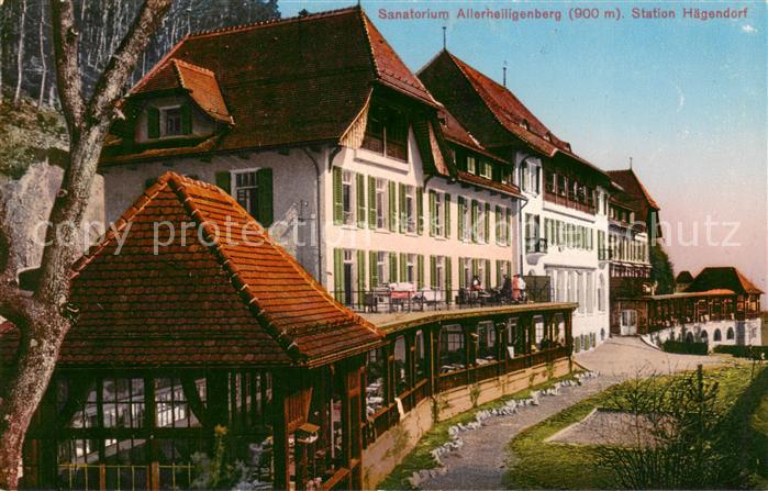 Allerheiligenberg SO Sanatorium Station Haegendorf