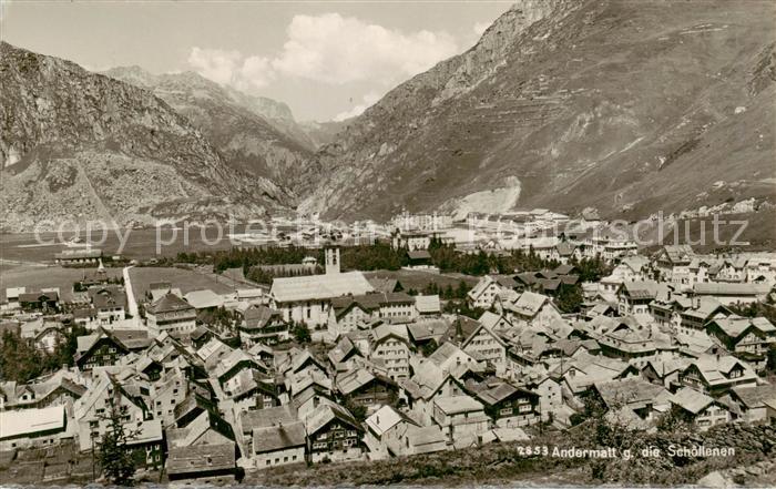 Andermatt UR mit den Schoellenen