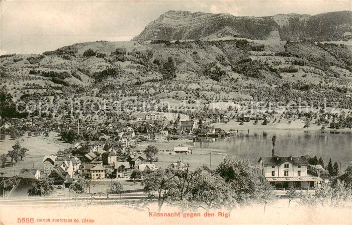 Kuessnacht Vierwaldstaettersee mit Rigi