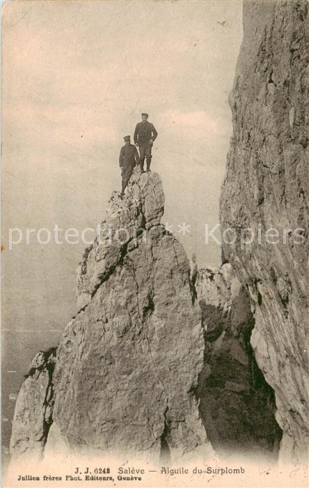 Saleve Le Haute-Savoie 74 Aiguile du Surplomb