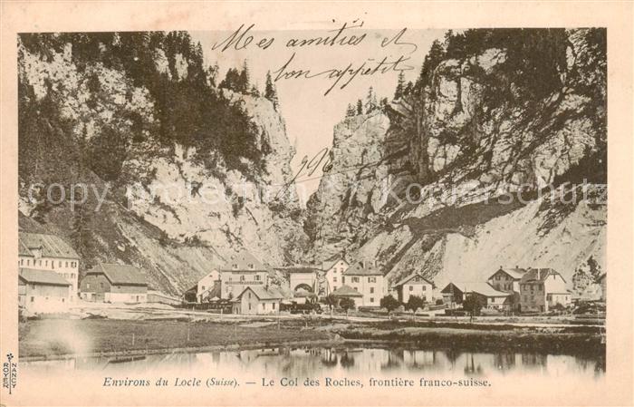 Le Locle NE Le Col des Roches frontiere franco suisse