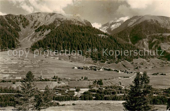 Gluringen VS im Goms mit Blick auf Galmlhorn und Firrenhorn