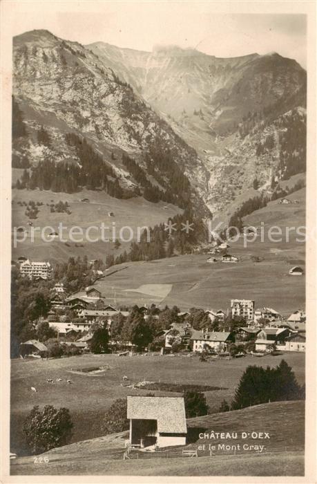 Chateau-d Oex et le Mont Cray