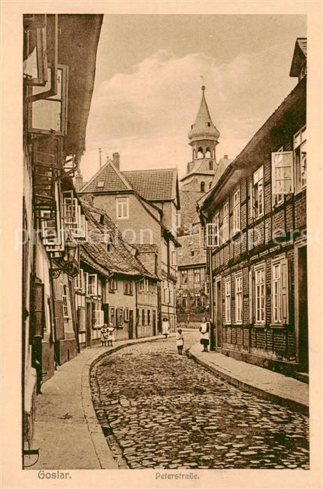 GOSLAR Harz Niedersachsen Peterstrasse