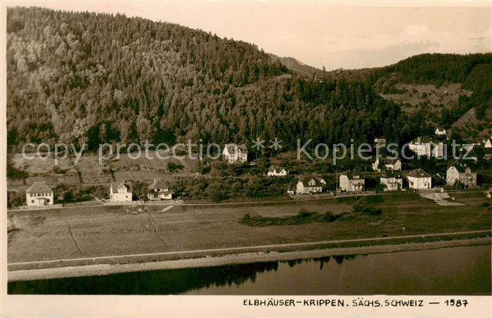 Krippen Bad Schandau Elbhaeuser Saechs Schweiz