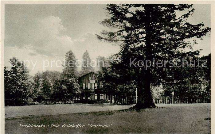Friedrichroda Waldkaffee Tanzbuche Fussweg zum Inselsberg