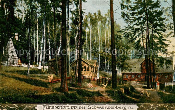 Fuerstenbrunn Schwarzenberg Koehlerhaus Hier wurde Prinz Albrecht 1455 durch Koe