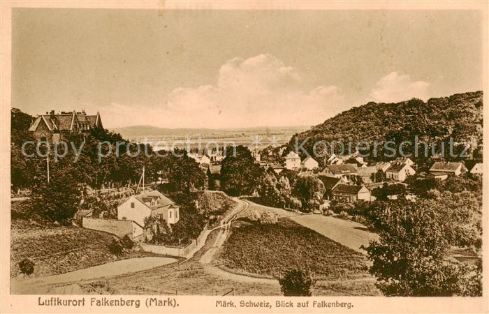 Falkenberg Mark Blick auf Falkenberg