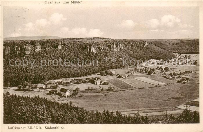 Eiland Ostrov u Tise Erzgebirge CZ Panorama