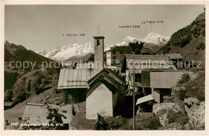 Brugnasco Airolo TI Ortsmotiv