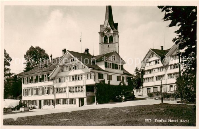 Teufen AR Hotel Hecht Kirchturm