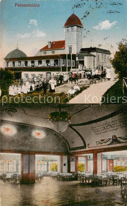 Ebersbach Sachsen Restaurant Felsenmuehle Speisesaal