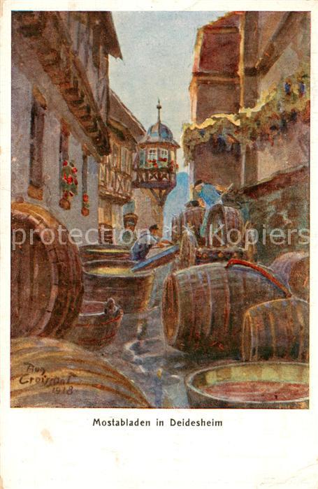 Deidesheim Most abladen Kuenstlerkarte