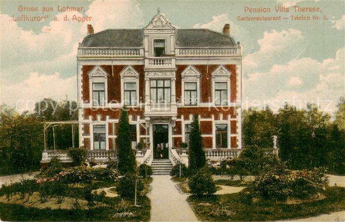 Lohmar Pension Villa Therese Gartenrestaurant
