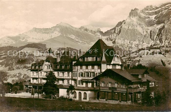 Adelboden BE Bunderspitze Kleinlonner Ruenihorn Hotel National