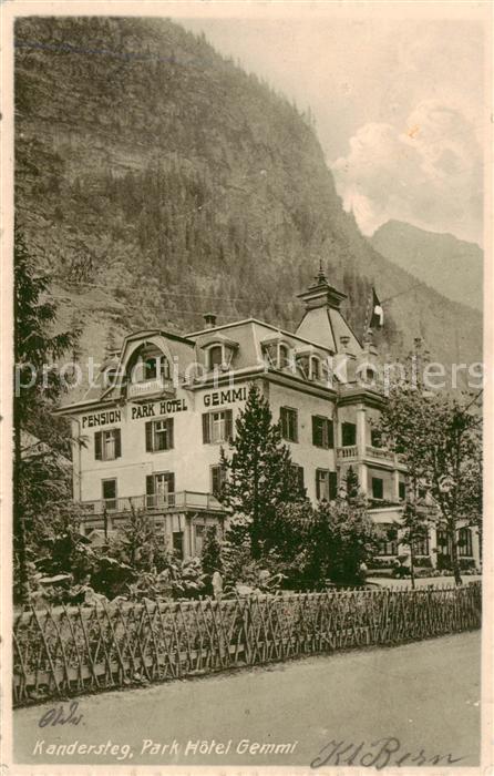 Kandersteg BE Pension Park Hotel Gemmi