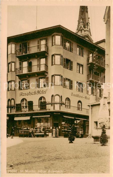 St Moritz Bad GR Rosatsch Hotel
