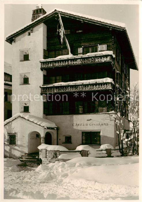 Klosters GR Chesa Grischuna