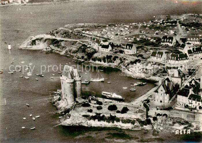 St-Servan Ille-et-Vilaine 35 La Tour Solidor et le Camping Vue aerienne