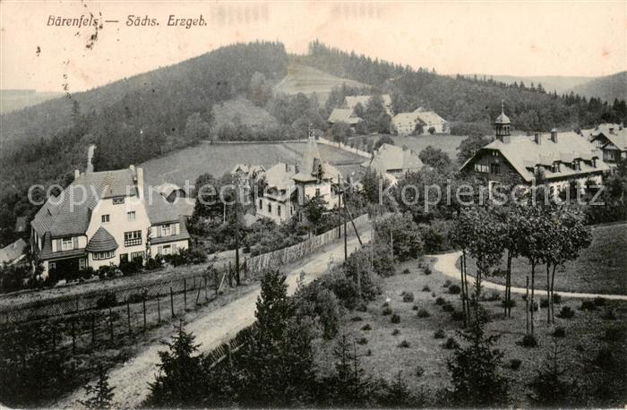 Baerenfels Erzgebirge Altenberg Panorama