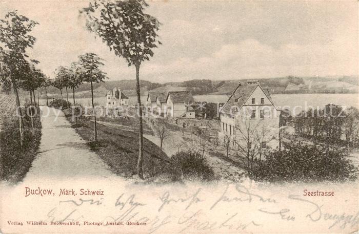 Buckow Maerkische Schweiz Seestrasse