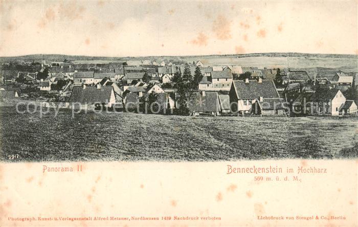 Benneckenstein Harz Panorama