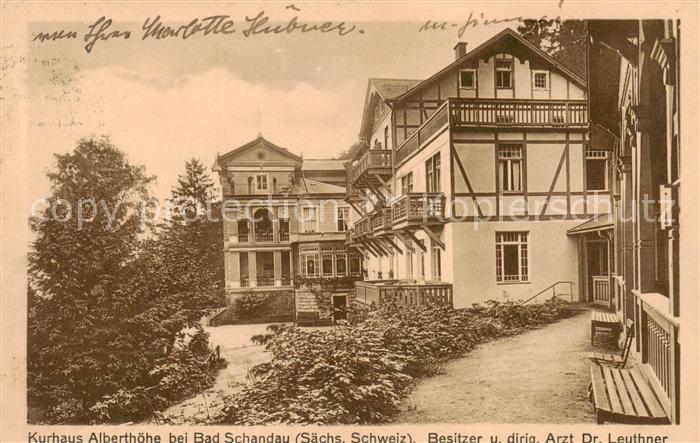 Bad Schandau Kurhaus Alberthoehe