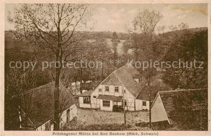Bad Buckow Maerkische Schweiz Pritzhagener Muehle