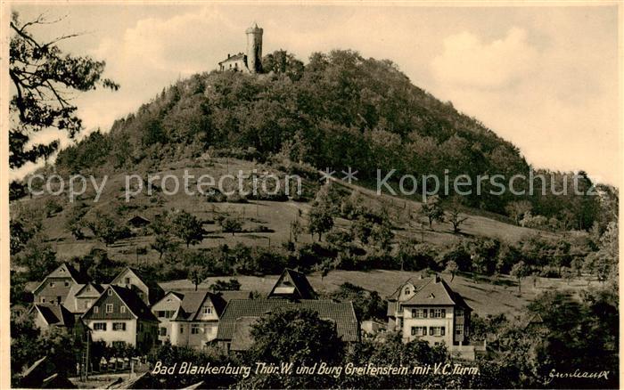 Bad Blankenburg Burg Greifenstein mit VC Turm