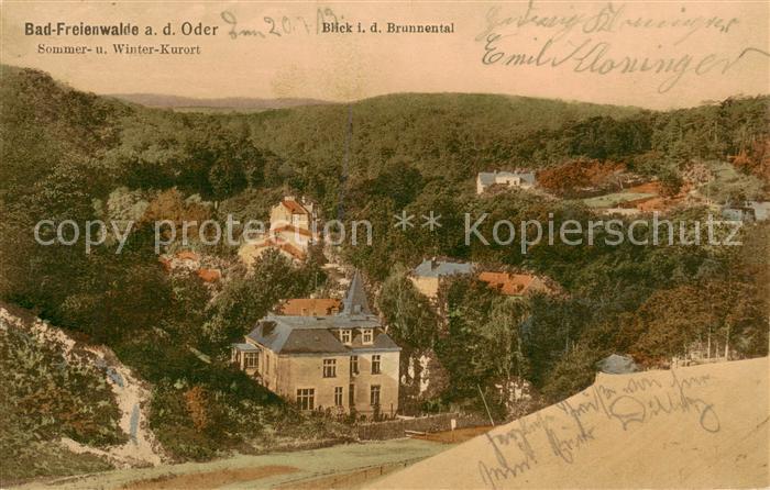 Bad Freienwalde Blick ins Brunnental