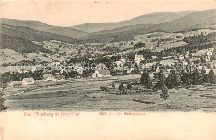 Bad Flinsberg Swieradow Zdroj PL Blick von der Buchenbaude