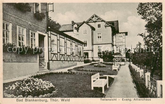 Bad Blankenburg Teilansicht Ev Allianzhaus