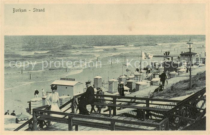 Borkum Nordseeheilbad Strandpartie