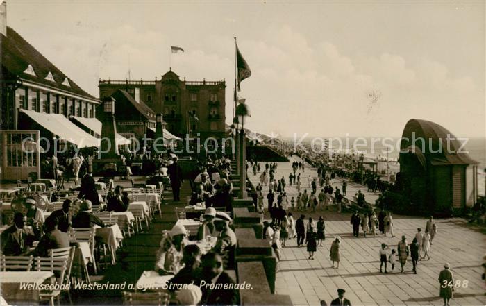 Westerland Sylt Strand Promenade
