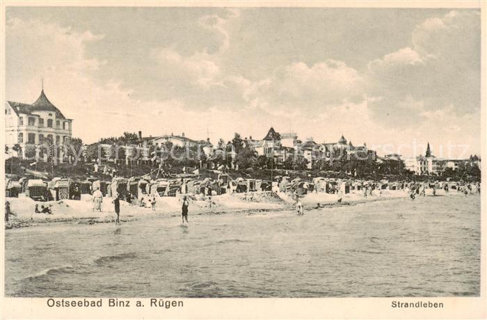 Binz Ruegen Strandpartie